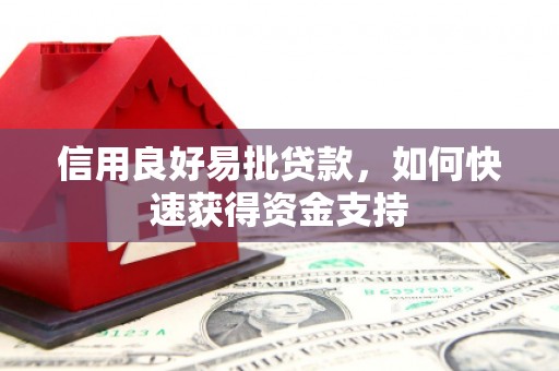 和布克赛尔信用良好易批贷款，如何快速获得资金支持