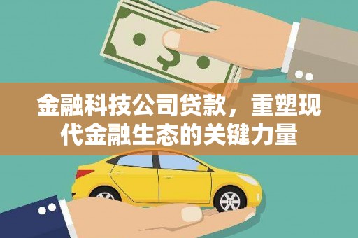 和布克赛尔金融科技公司贷款，重塑现代金融生态的关键力量