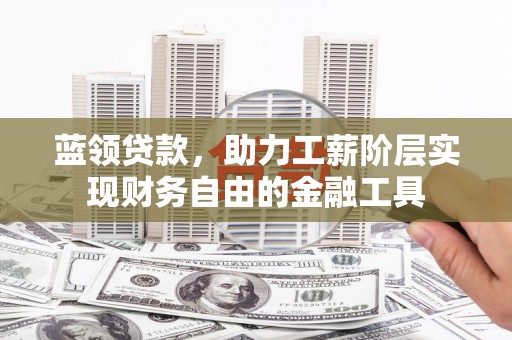 和布克赛尔蓝领贷款，助力工薪阶层实现财务自由的金融工具